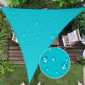 Windscreen4Less 12'X12'X12' Waterproof Sun Shade Sail Triangle Shade Canopy Cover Uv Block For Backyard Patio Deck Balcony Pergo