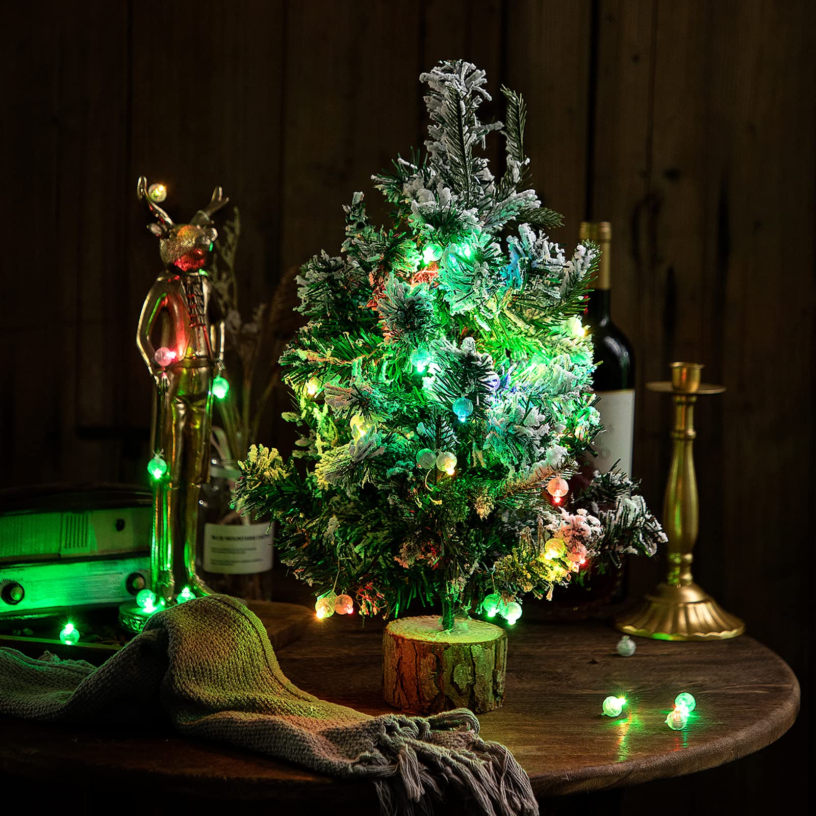 Aogist 50Pcs Red Balloon Lights,Long Standby Time Waterproof Mini Light,Battery Powered,Round Led Ball Lamp For Latex Balloon Pa