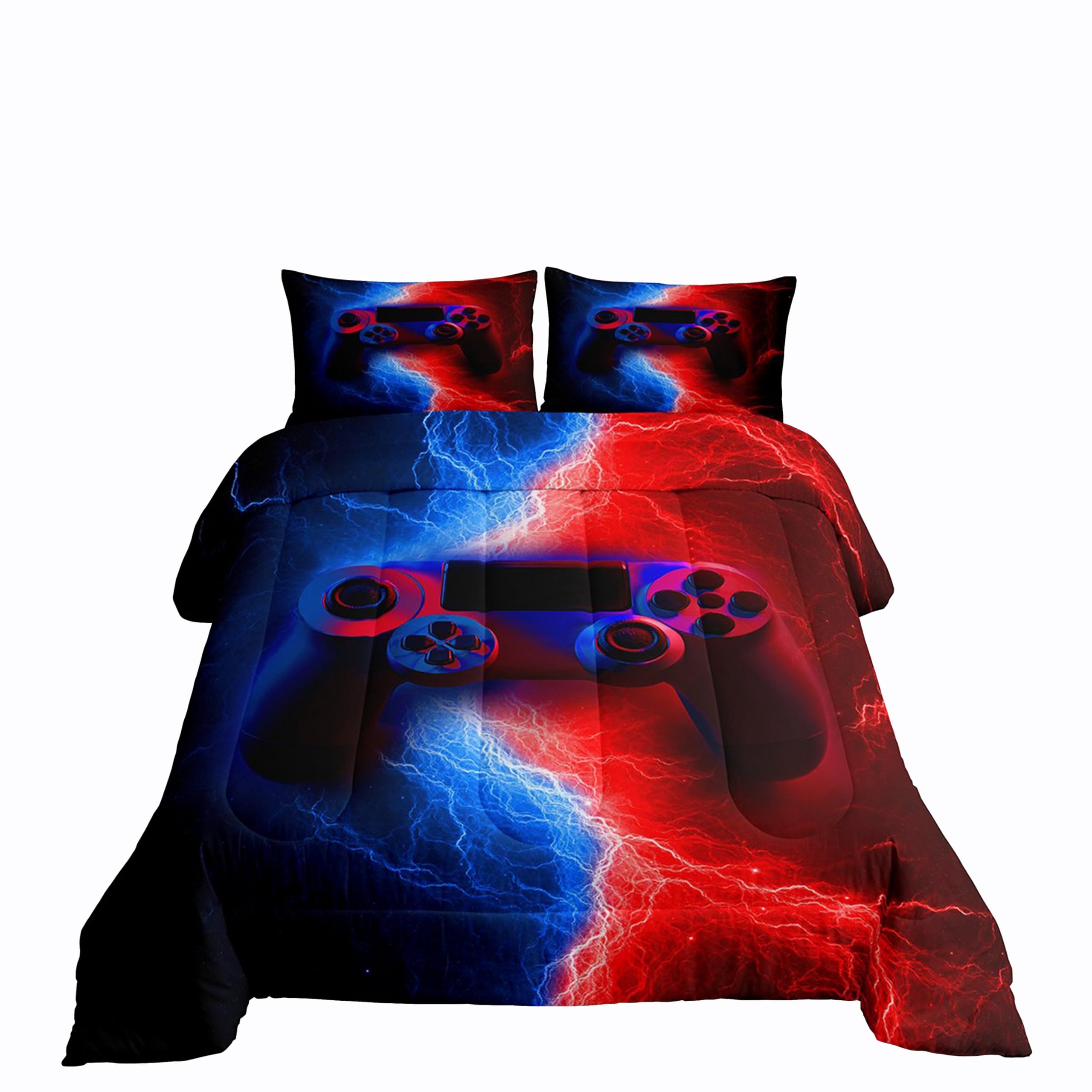 Erosebridal Boys Bedding Sets Twin,Gaming Comforter Sets For Boys Gamer Bedding Sets For Boys,Toddler Bedding Set Gaming Bed Kid