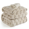 Bedsure Brown Fleece Blanket For Couch - Super Soft Cozy King Blankets For Women, Cute Small Blanket For Girls, 108X90 Inches