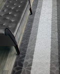 ORFA HOME Custom Length Hallway Runner Rug,Slip Resistant,Flower Grey, 26 Inch X 8 feet, Sold and Priced Per Foot