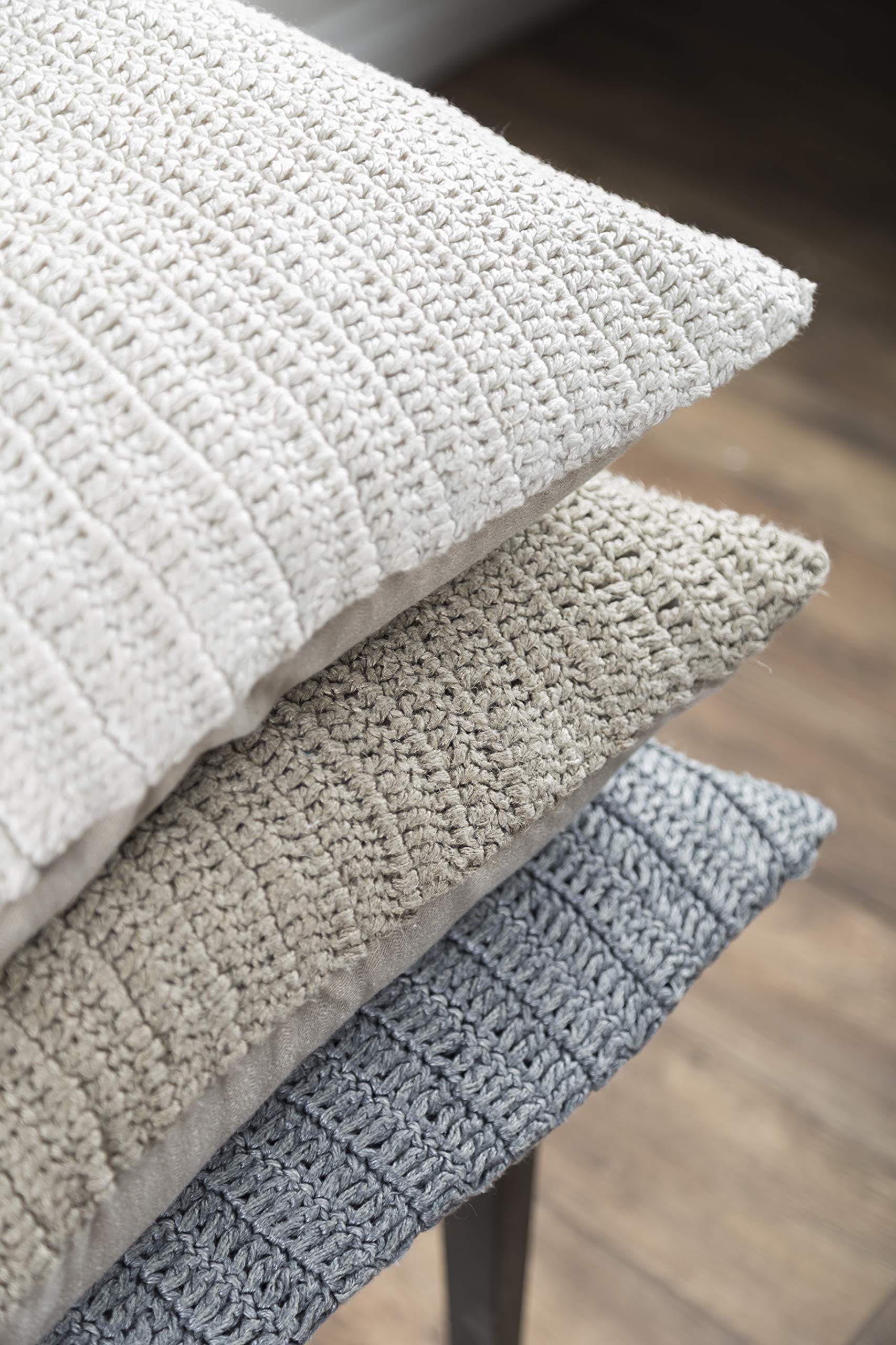 Kosas Home Marcie Accent Pillow, 22x22, Gray
