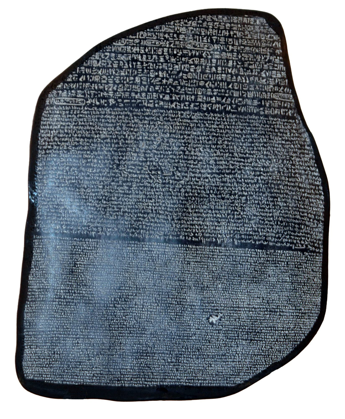 Discoveries Egyptian Imports - Rosetta Stone Paperweight - 4' - Made In Egypt