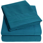 1500 Supreme Collection Extra Deep Pocket Sheets Set - Luxury Soft Bed Sheets, Wrinkle Free, Bedding, Over 40 Colors, 21 Inch Ex