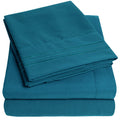 1500 Supreme Collection Full Sheet Sets Teal - Luxury Hotel Bed Sheets And Pillowcase Set For Full Mattress - Extra Soft, Elasti
