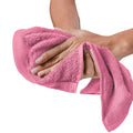 Tee Projekt 100% Cotton, Ultra Soft, Quick Dry Hand Towels, 500 GSM, 40 x 70 cm, Basic Pink