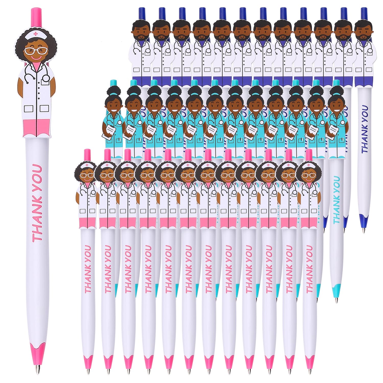Sikao Cute Doctor Pen Thank You Caring Pens Gift For Doctors Medical Staff Assistants Healthcare Workers Women Coworkers Pharmac