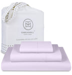 Threadmill Cotton Twin XL Sheets Set, Soft 100% Cotton, Cooling Bed Sheets with Deep Pocket Snug Fit Elastic, 500 Thread Count, 