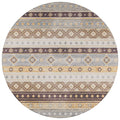 Sedona Sn12 Purple Transitional Rug Round 8' X 8'