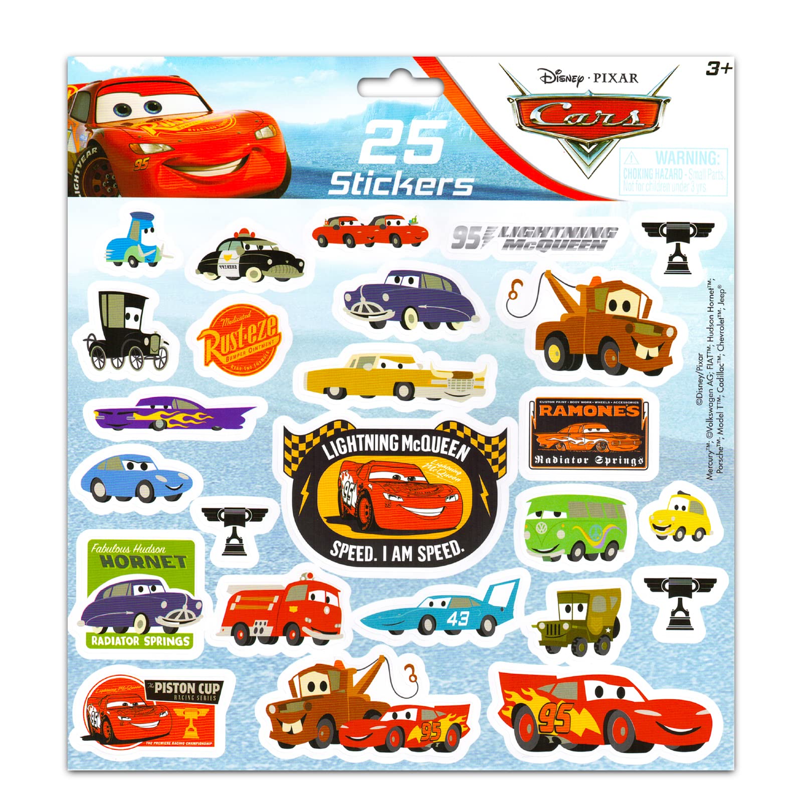 Disney Cars Beach Towel Set - Bundle With Lightning Mcqueen Pool Towel Plus Cars Stickers And More (Cars Beach Towel For Kids An