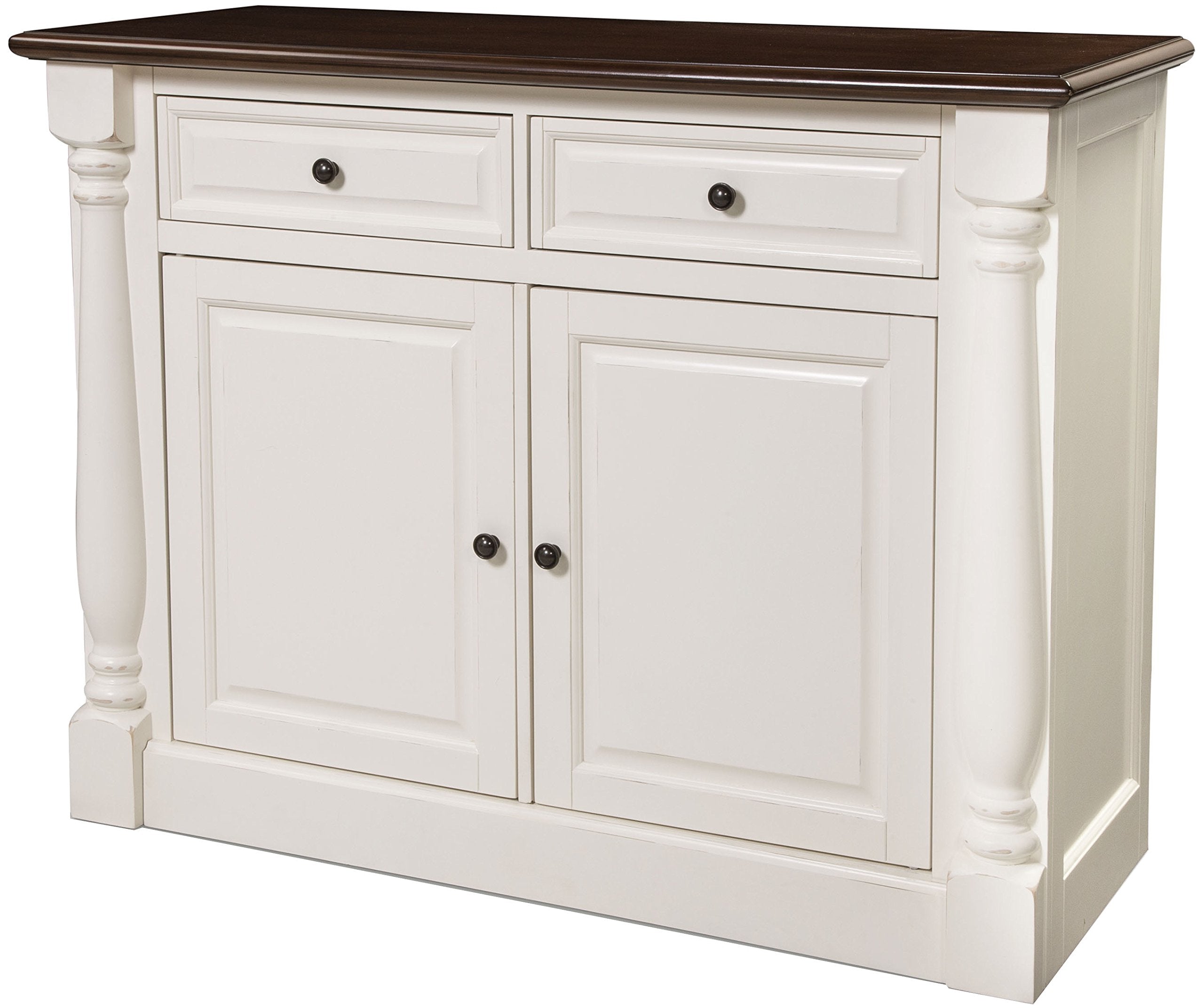 Crosley Furniture Shelby Traditional Sideboard Buffet Cabinet With Storage, White