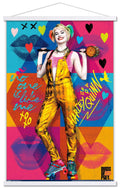Trends International DC Comics Movie - Birds of Prey - Harley Quinn - Hammer Wall Poster, 22.375 x 34, Print and White Hanger Bu