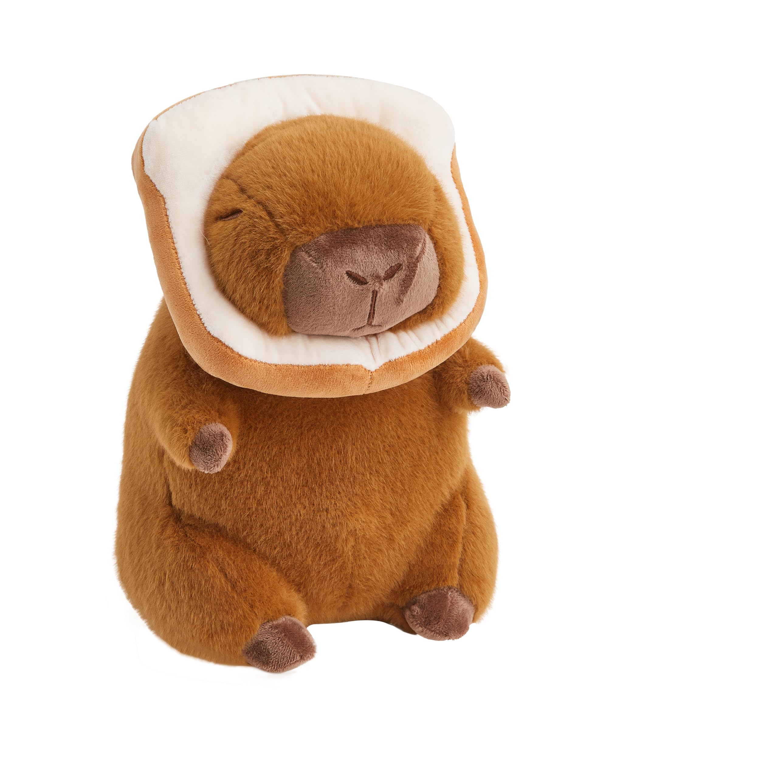 Ghtmony Capybara Plush Toy - 12' Cute Bread Capybara Plushies Pillow Doll Gift - Kawaii Stuffed Animals For Girls Kids And Adul