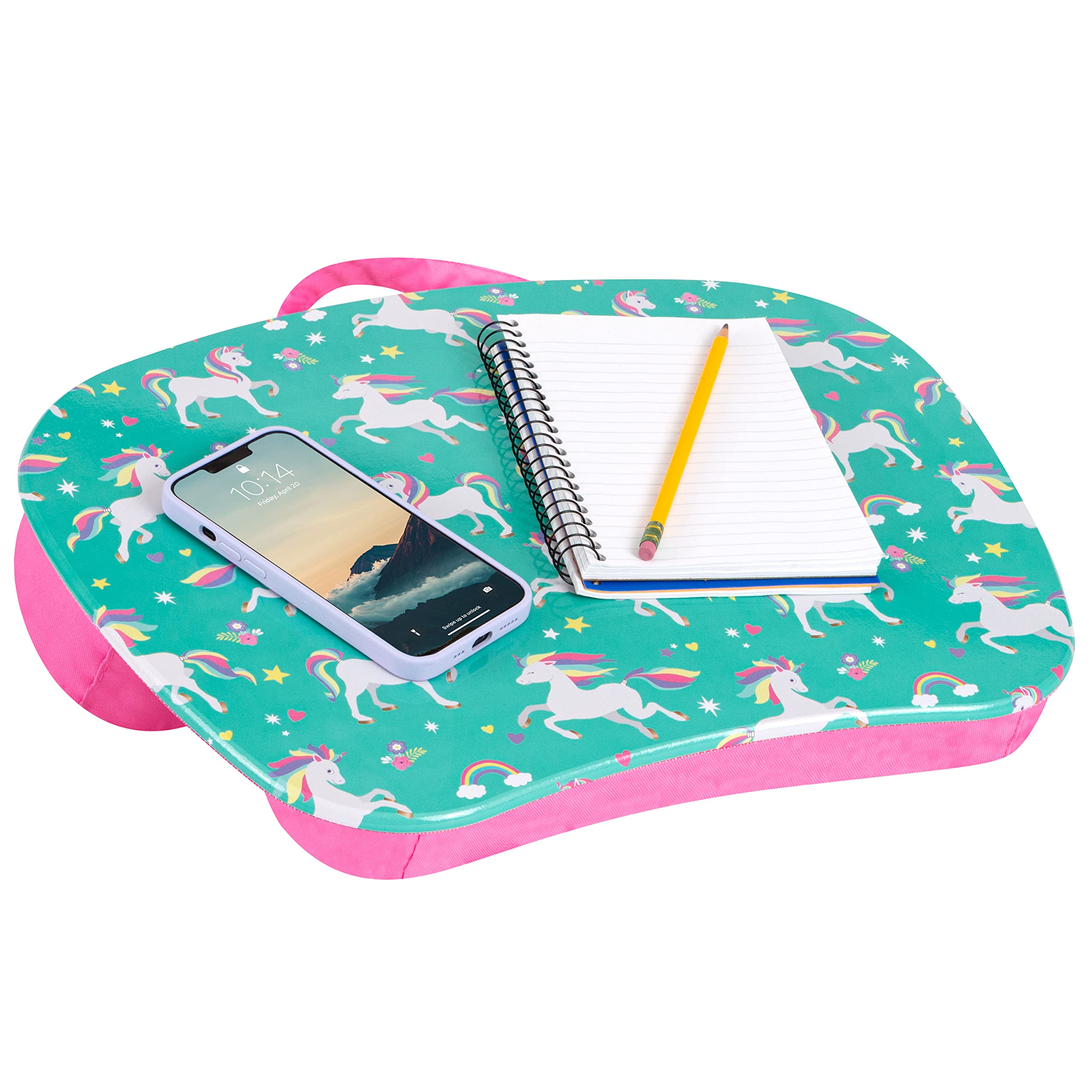 Lapgear Mystyle Portable Lap Desk With Cushion - Unicorn - Fits Up To 15.6 Inch Laptops - Style No. 45357