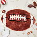 Football Bathroom Rugs Sports Bath Mat Football Rug for Men Boys Bedroom Football Area Rug Mat Comfort Non Slip Carpet for Bathr