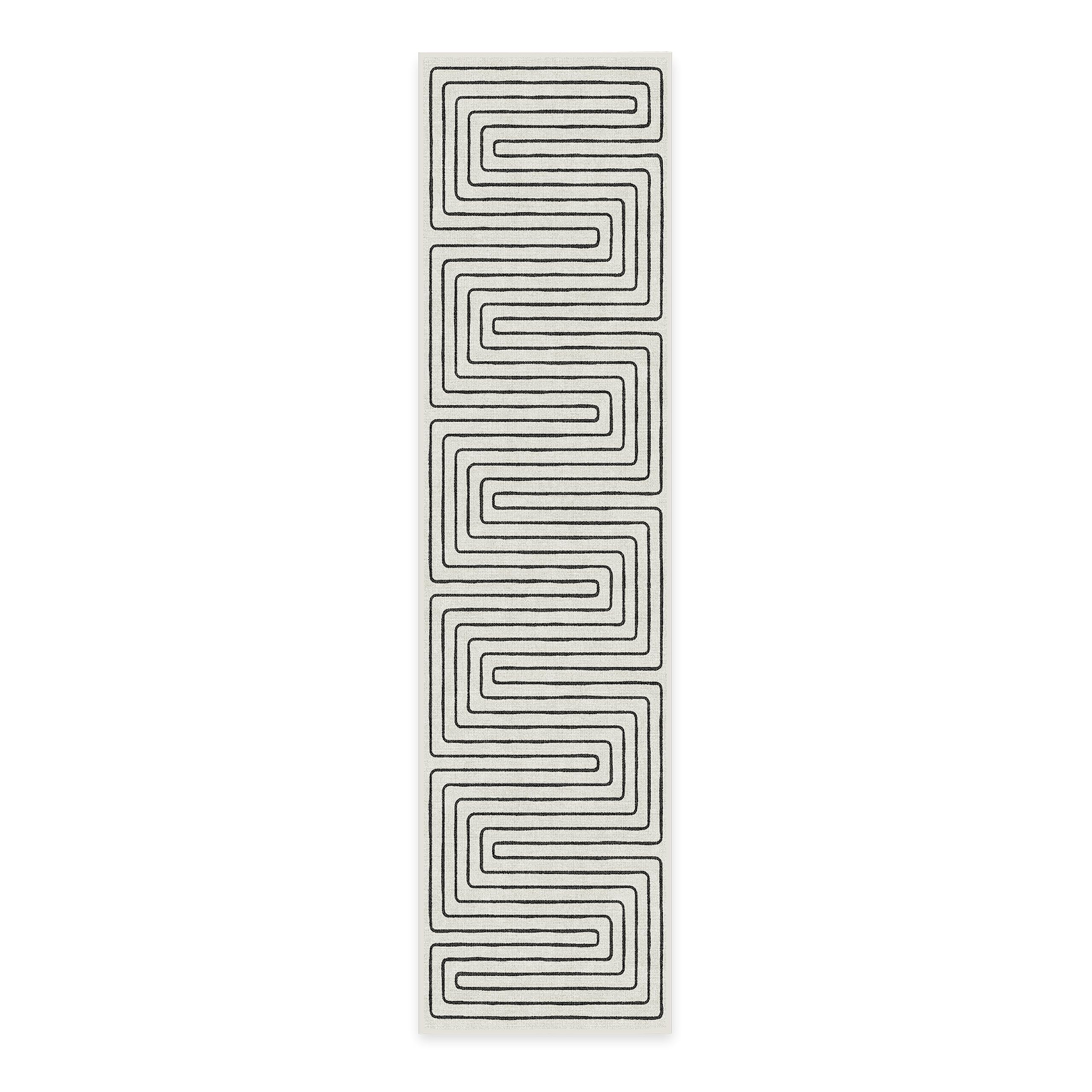RUGGABLE x Jonathan Adler Washable Runner Rug - Runners for Hallway, Bedrooms, Entryway, Living Room & Kitchen- Stain & Water Re