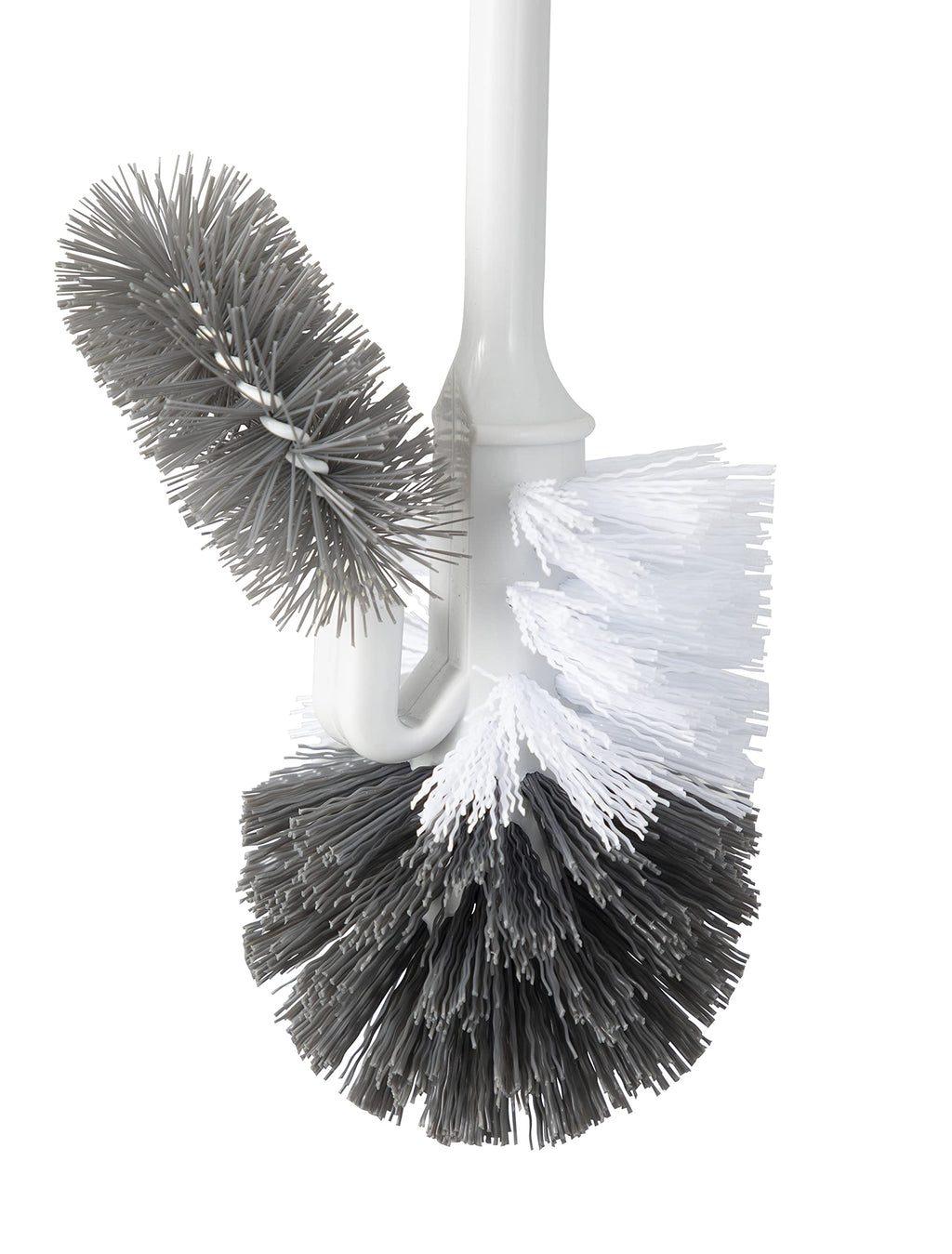 Superio Toilet Bowl Brush And Holder With Under Rim Cleaner For Bathroom, Toilet Brush And Caddy With Non Scratch Bristles And U