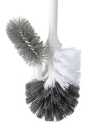 Superio Toilet Bowl Brush And Holder With Under Rim Cleaner For Bathroom, Toilet Brush And Caddy With Non Scratch Bristles And U