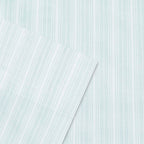 Laura Ashley Home - King Sheets, Soft Sateen Cotton Bedding Set - Sleek, Smooth, & Breathable Home Decor, Lottie Blue