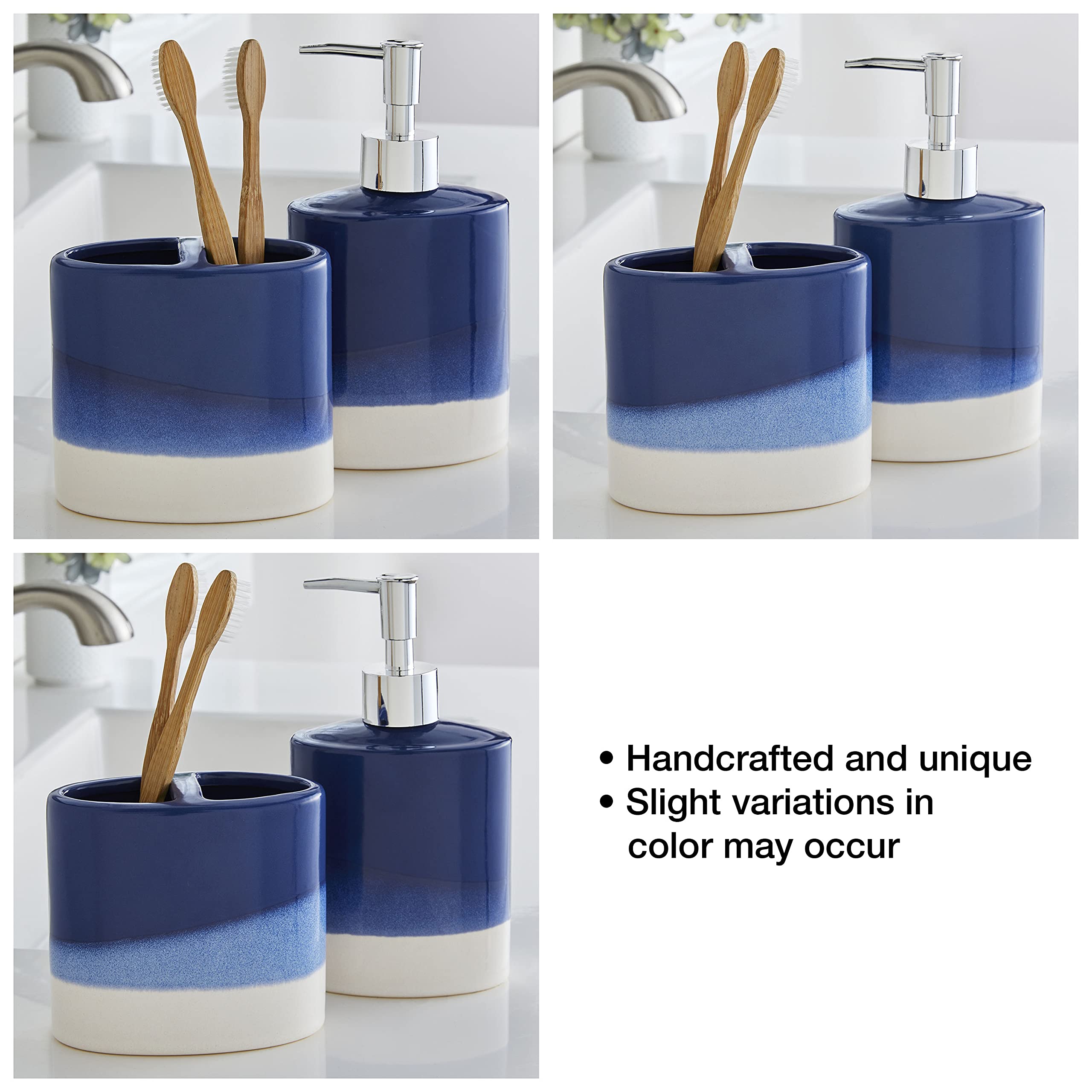 Skl Home By Saturday Knight Ltd. Alanya Toothbrush Holder, Blue