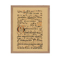 Poster Master Vintage Hymnal Poster - Retro Music Print - Gift for Artist, Friend - Graduale Aboense, Gregorian Chant Manuscript