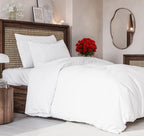 Duvet Cover Twin/Twin Xl Size Set - Extra Soft Twin/Twin Xl Size Duvet Cover 68 X 90 With 1 Pillow Shams - Hotel Luxury And Fade Free With Zipper Closures & Ties - Breathable Bedding Set (Off White)