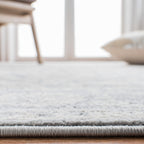Safavieh Brentwood Collection Area Rug - 10' X 13', Light Grey & Ivory, Medallion Distressed Design, Non-Shedding & Easy Care, I