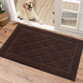 BEQHAUSE Dirt Trapper Door Mat 20'' x 32'', Non-Slip Machine Washable Entryway Rug, Dog Door Mat Indoor, Stain Resistant and Abs