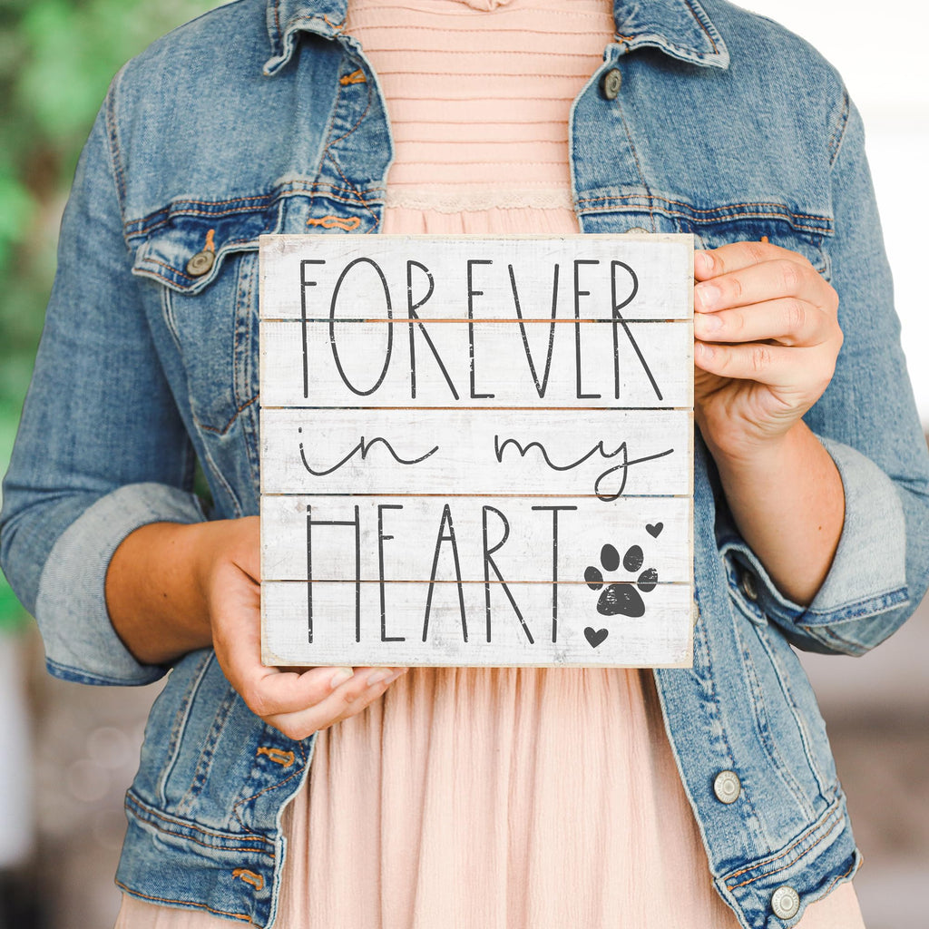 Simply Said, Inc Perfect Pallet Petites 8' Wood Sign - Forever In My Heart