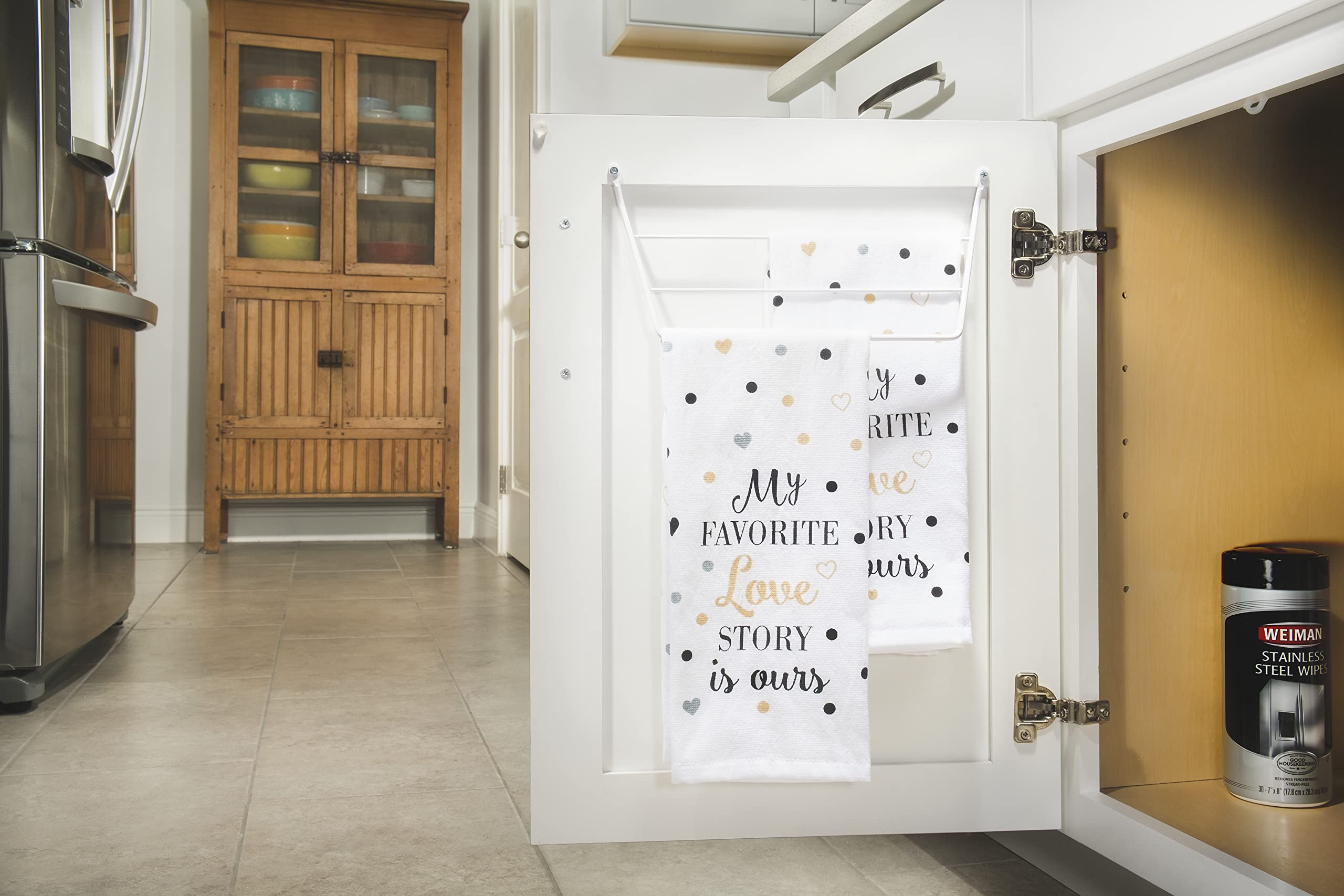 Rev-A-Shelf Towel Holder, White 12 3/4X3 1/2X6 1/2