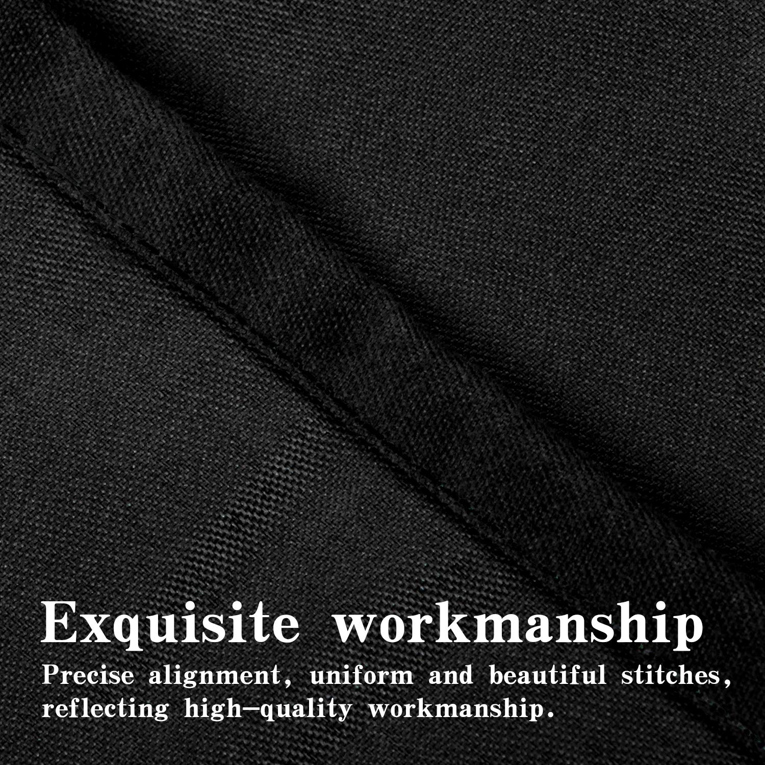 Ntbay 100% Brushed Microfiber King Pillow Shams Set Of 2, Super Soft And Cozy, Wrinkle, Fade, Stain Resistant 20X36 Inches Oxford Pillowcases, Black