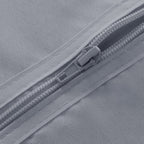 Saraflora Outdoor And Indoor Tablecloth -60X84 Inch Silver, Wrinkle Free Washable Waterproof Table Cloth With Umbrella Hole And Zipper Rectangle Table Cover For Spring/Summer/Patio/Picnic/Bbqs/Party