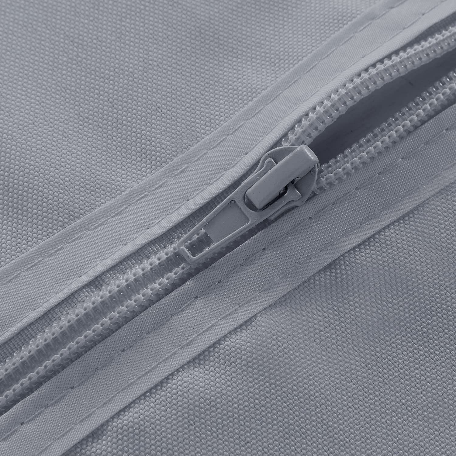 Saraflora Outdoor And Indoor Tablecloth -60X84 Inch Silver, Wrinkle Free Washable Waterproof Table Cloth With Umbrella Hole And Zipper Rectangle Table Cover For Spring/Summer/Patio/Picnic/Bbqs/Party