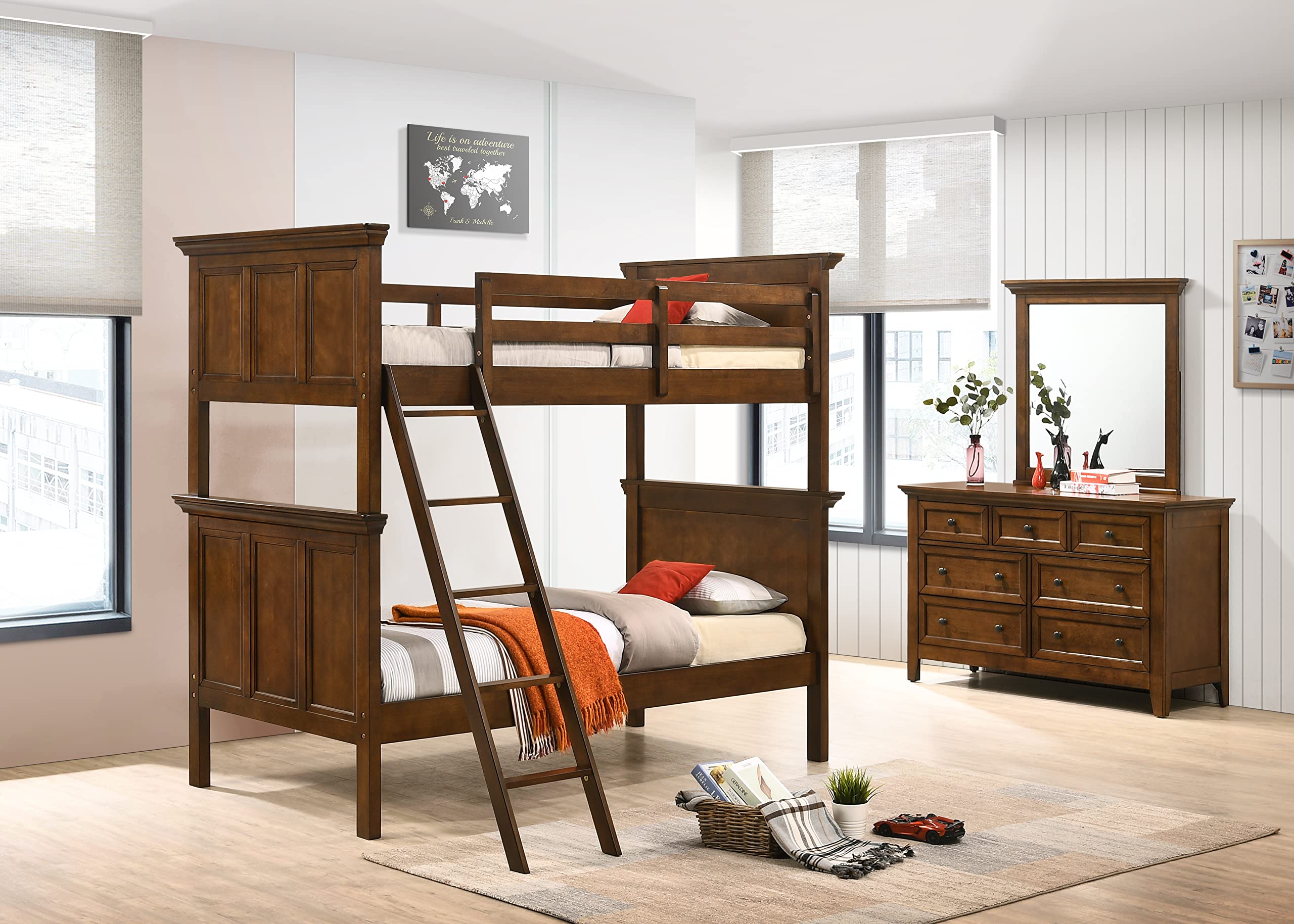 Westwood Design San Mateo 7 Drawer Dresser, Tuscan