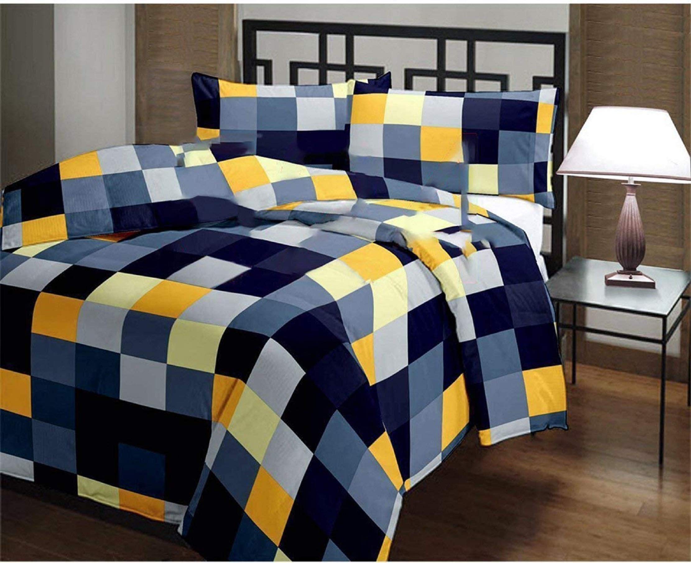 Shopingtrade Microfibre Reversible Single Bed Comforter Dohar, King Size (Multicolour 6, Single Bed)