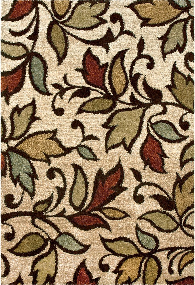 Orian Rugs Vine Area Rug, 3-Feet 11-Inch By 5-Feet 5-Inch, Bisque