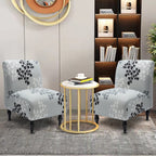 Liykimt Armless Accent Chair Cover Slipcover,Slipper Chair Stretch Spandex Removable For Armless Chair Furniture Protector Cover