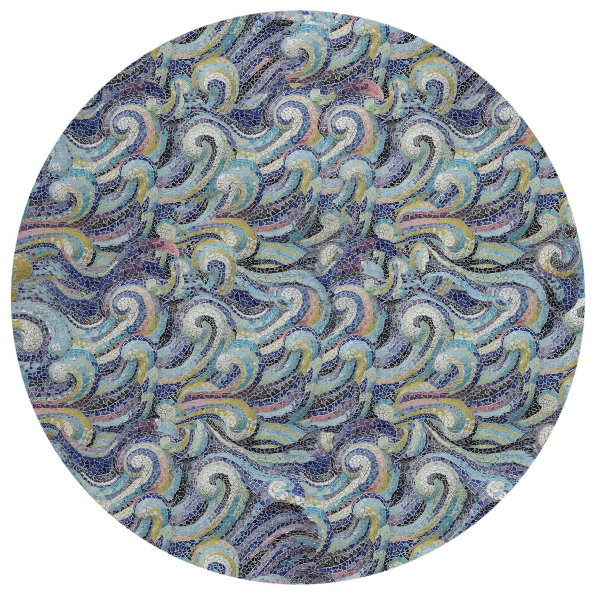 Dalyn Indoor Outdoor Seabreeze Sz14 Ink Washable 8' X 8' Round Rug Sz14Ik8Ro