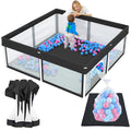 TOREVSIOR Foldable Baby Playpen with Mat, 50  50 Collapsible Play Pen for Babies and Toddlers, Indoor & Outdoor Kids Safety Play