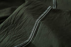 F.Y.Dreams 100% Washed Cotton Duvet Cover For Weighted Blanket 60X80 Inches With 8 Ties, Zipper On Long Side/Forrest Green/Just