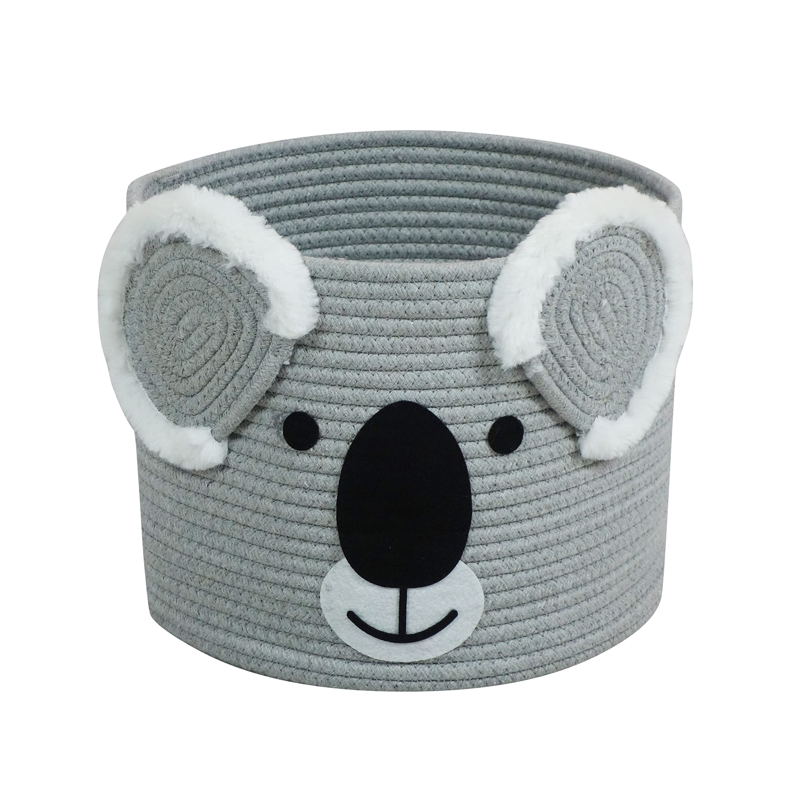 T&T Homewares Koala Storage Basket Medium Size, Ideal for Baby Diapers, Laundry, Nursery & Kids Room - Versatile Organizer for W