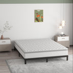 Upcanso 7 Inch King Bed Frame No Box Spring Need, Low Profile Metal Platform King Size Bed Frame, Heavy Duty Support Bedframes King, Easy Assembly