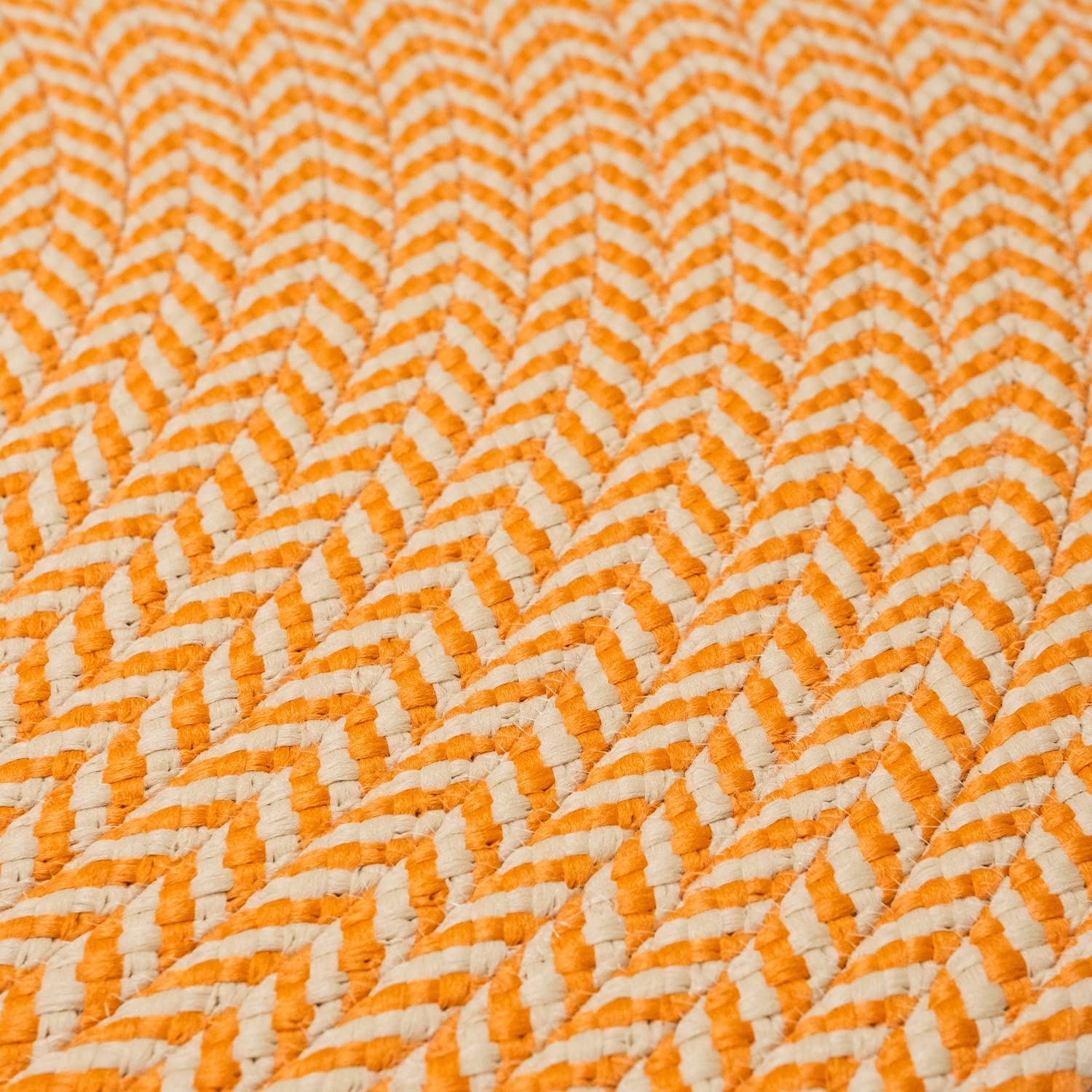 Colonial Mills Ibiza Woven Chevron Doormats - Rust 50” X 50”