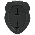 Tt Tytx Sheriff Badge Holder, Police Badge Holder, Leather Police Badge Belt Clip Holder With Universal Round Neck Stainless Ste