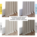Hpd Half Price Drapes Faux Linen Room Darkening Curtains - 96 Inches Long Luxury Linen Curtains For Bedroom & Living Room (1 Pan