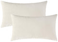 Mixhug Decorative Throw Pillow Covers, Velvet Cushion Covers, Solid Throw Pillow Cases For Couch And Bed, Cream, 24 X 24 Inches,