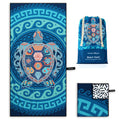 OCOOPA Microfiber Beach Towel Fast Drying, Extra Large 63 x 31 Sand Free Beach Towel Super Lightweight Towels for Swimming Pool,