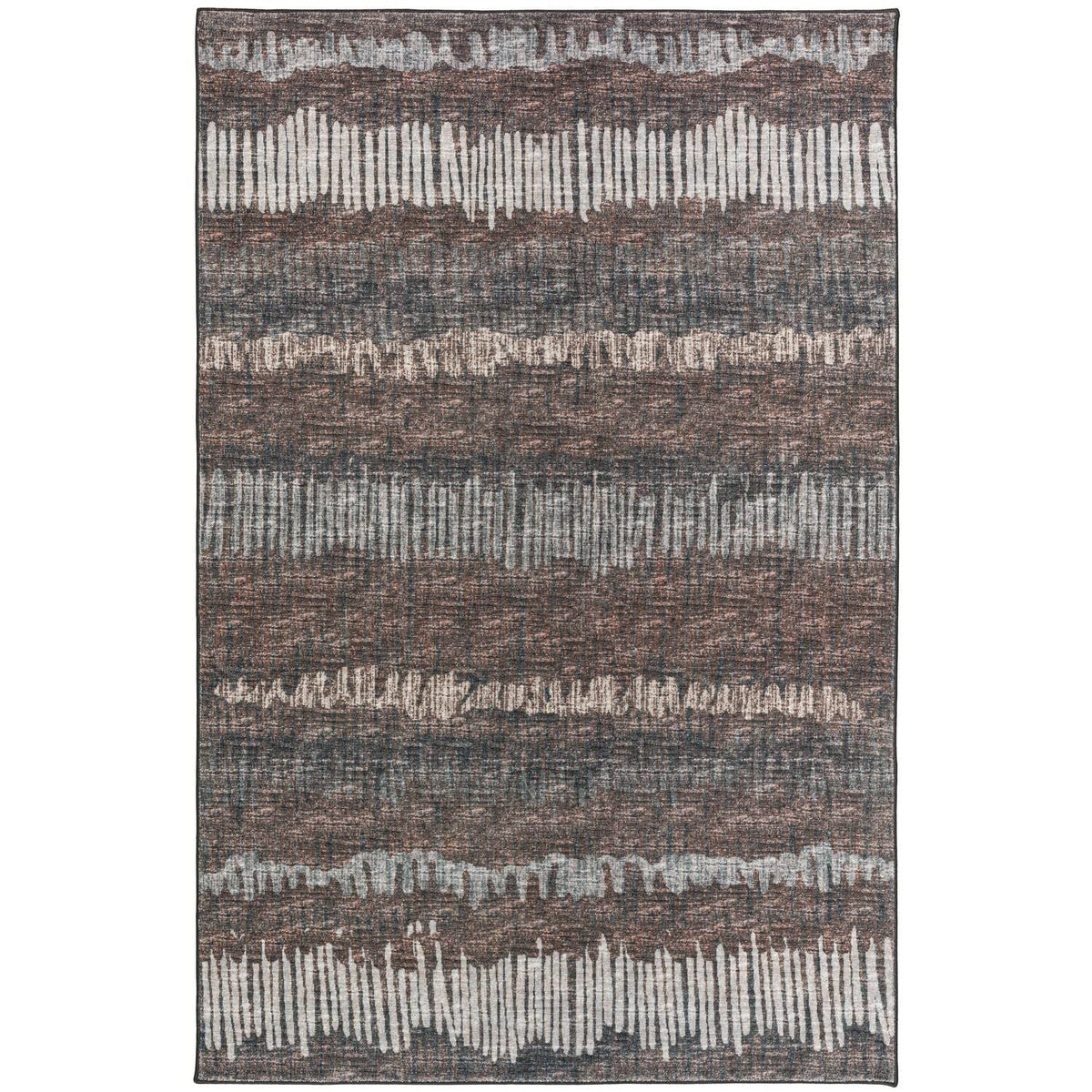 Winslow Wl4 Brown Transitional Rug Rectangle 3' X 5'