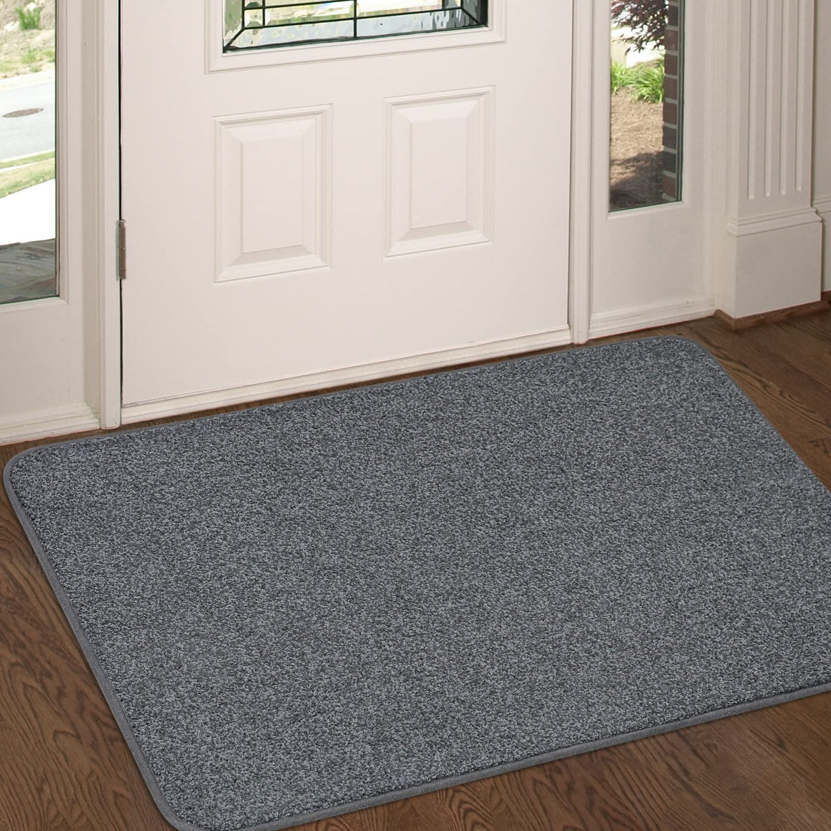 Linla Indoor Doormat-Super Absorbs Mud Low Profile Door Mat 35' X 24', Washable & Non-Slip Entrance Mat For Inside & Front Doo