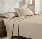 California Design Den Soft 100% Cotton Sheets King Size Bed Sheets Set With Deep Pockets, King Sheets Set With Sateen Weave, Coo